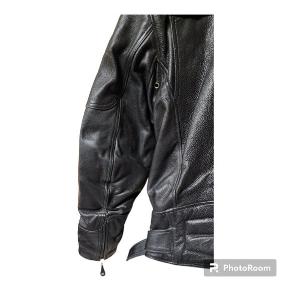 Men's XPERT Motorcycle Leather Jacket - Picture 5 of 6